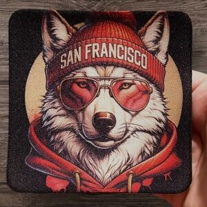 San Francisco 49ers Mascot Coasters
1 for $6 or 4 for $25
